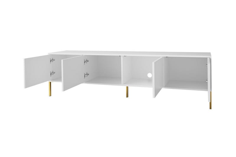 Tv-skåp Glenndale 190 cm - Vit - Möbler - TV- & Mediamöbler - TV-skåp