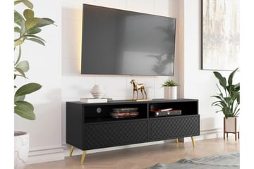 Tv-skåp Kintore 150 cm - Svart - Möbler - TV- & Mediamöbler - TV-skåp