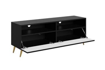 Tv-skåp Kintore 150 cm - Svart - Möbler - TV- & Mediamöbler - TV-skåp