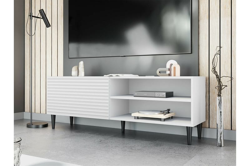 Tv-skåp Kintore 150 cm - Vit - Möbler - TV- & Mediamöbler - TV-skåp
