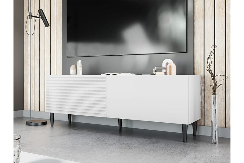 Tv-skåp Kintore 150 cm - Vit - Möbler - TV- & Mediamöbler - TV-skåp