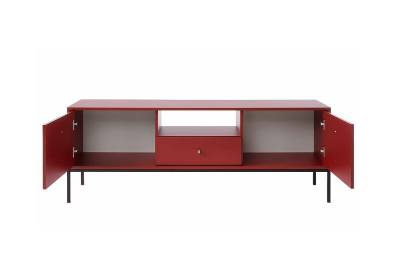 Tv-skåp Klinkerville 154 cm - Svart - Möbler - TV- & Mediamöbler - TV-skåp