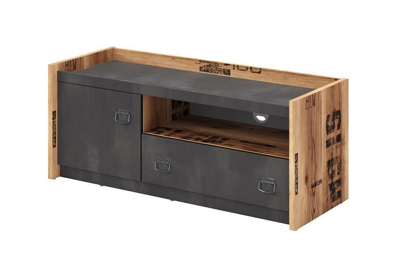 Tv-skåp Rathmore 110 cm - Grå - Möbler - TV- & Mediamöbler - TV-skåp