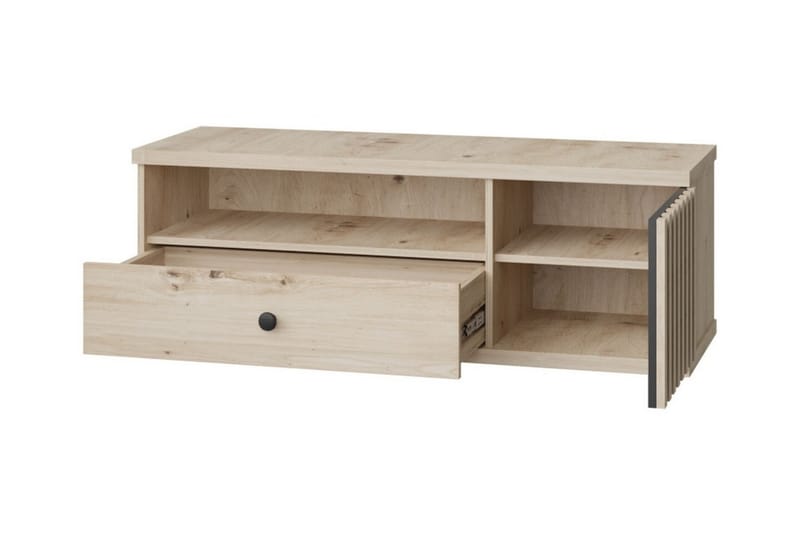 Tv-skåp Rosehall 124 cm - Svart - Möbler - TV- & Mediamöbler - TV-skåp