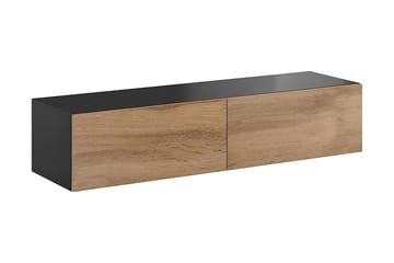 Tv-skåp Veria 140 cm - Natur/Svart - Möbler - TV- & Mediamöbler - TV-skåp