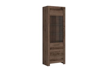 Vitrinskåp Medard 68x197 cm - Trä|natur - Möbler - TV- & Mediamöbler - TV-skåp