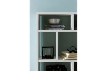 Vägghylla Wohnling melaminbelagd spånskiva, bokförvaring, väggmonterad, modern stil Vit - Vit - Förvaring - Hylla - Vägghylla