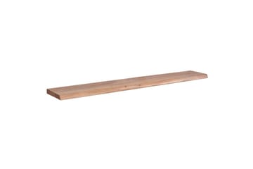 Vägghylla Wohnling träkant, massivt trä, flytande hylla, lantlig stil 160 cm - 160 cm - Möbler - TV- & Mediamöbler - TV-hylla
