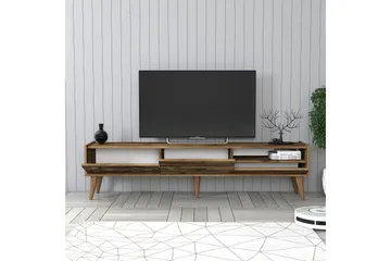 Valensiya Tv-bänk 180 cm - Valnöt - Möbler - TV- & Mediamöbler - TV bänk & mediabänk
