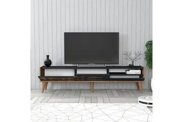 Valensiya Tv-bänk 180 cm - Valnöt/Antracit - Möbler - TV- & Mediamöbler - TV bänk & mediabänk