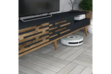 Valensiya Tv-skåp 180 cm - Valnöt/Antracit - Möbler - TV- & Mediamöbler - TV-skåp