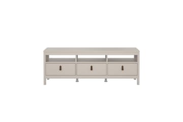 Vallvidera Golvstående Tv Bänk 151 cm med Förvaring i Ljust Trä - Beige - Möbler - TV- & Mediamöbler - TV bänk & mediabänk