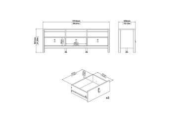 Vallvidera Tv-bänk 151 cm - Beige - Möbler - TV- & Mediamöbler - TV bänk & mediabänk