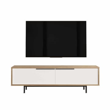 Valren TV-bänk 160x45,1x35,5 cm - Naturlig och vit - Möbler - TV- & Mediamöbler - TV bänk & mediabänk