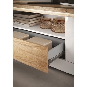 Vandesar Tv-Bänk 160 cm - Natur/Vit - Möbler - TV- & Mediamöbler - TV bänk & mediabänk
