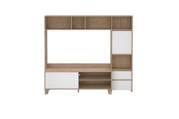 Varun Tv-skåp 209 cm - Vit/Natur - Möbler - TV- & Mediamöbler - TV-skåp