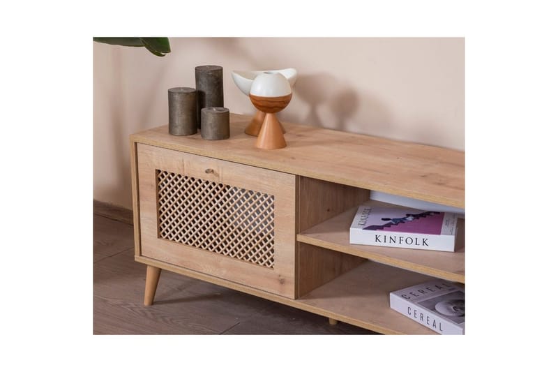 Velin Tv-bänk 55 cm - Mediumfärgat trä - Möbler - TV- & Mediamöbler - TV bänk & mediabänk