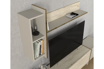 Veyron Tv-bänk 180 cm - Beige/Sandsten - Möbler - TV- & Mediamöbler - TV bänk & mediabänk