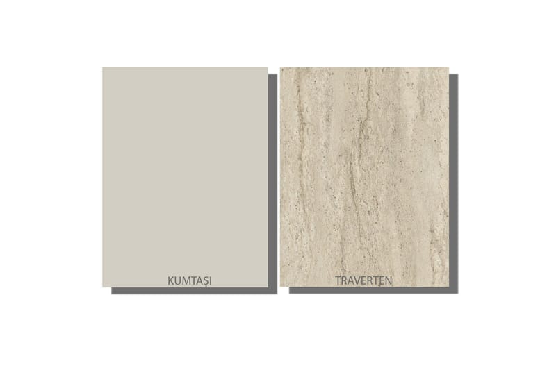 Veyron Tv-bänk 180 cm - Beige/Sandsten - Möbler - TV- & Mediamöbler - TV bänk & mediabänk