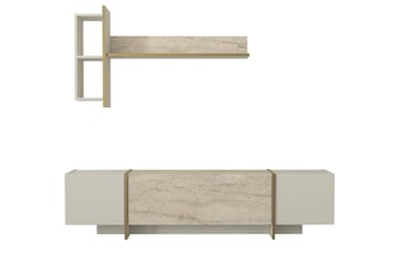 Veyron Tv-bänk 180 cm - Beige/Sandsten - Möbler - TV- & Mediamöbler - TV bänk & mediabänk