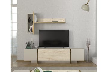 Veyron Tv-bänk 180 cm - Beige/Sandsten - Möbler - TV- & Mediamöbler - TV bänk & mediabänk