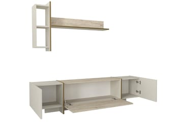 Veyron Tv-bänk 180 cm - Beige/Sandsten - Möbler - TV- & Mediamöbler - TV bänk & mediabänk