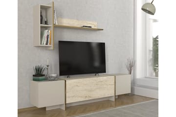 Veyron Tv-bänk 180 cm - Beige/Sandsten - Möbler - TV- & Mediamöbler - TV bänk & mediabänk