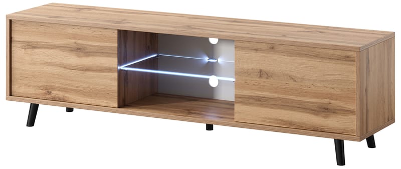 Vipan Tv-bänk 140 cm - Ek - Möbler - TV- & Mediamöbler - TV bänk & mediabänk