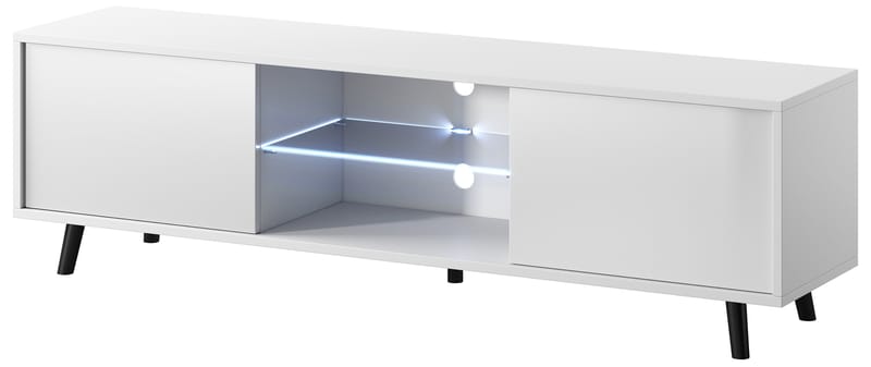 Vipan Tv-bänk 140 cm - Vit - Möbler - TV- & Mediamöbler - TV bänk & mediabänk