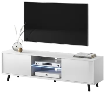 Vipan Tv-bänk 140 cm - Vit - Möbler - TV- & Mediamöbler - TV bänk & mediabänk