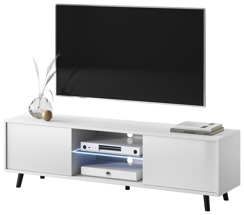 Vipan Tv-bänk 140 cm - Vit - Möbler - TV- & Mediamöbler - TV bänk & mediabänk
