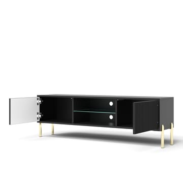 Virmani Tv-bänk 135 cm - Svart - Möbler - TV- & Mediamöbler - TV bänk & mediabänk