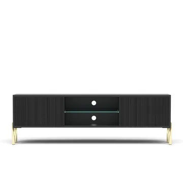 Virmani Tv-bänk 135 cm - Svart - Möbler - TV- & Mediamöbler - TV bänk & mediabänk