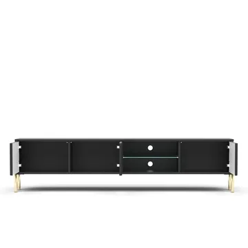 Virmani Tv-bänk 175 cm - Svart - Möbler - TV- & Mediamöbler - TV bänk & mediabänk