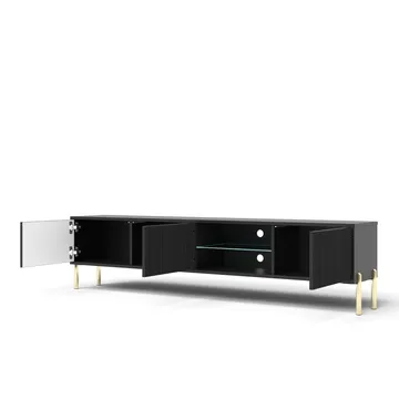 Virmani Tv-bänk 175 cm - Svart - Möbler - TV- & Mediamöbler - TV bänk & mediabänk