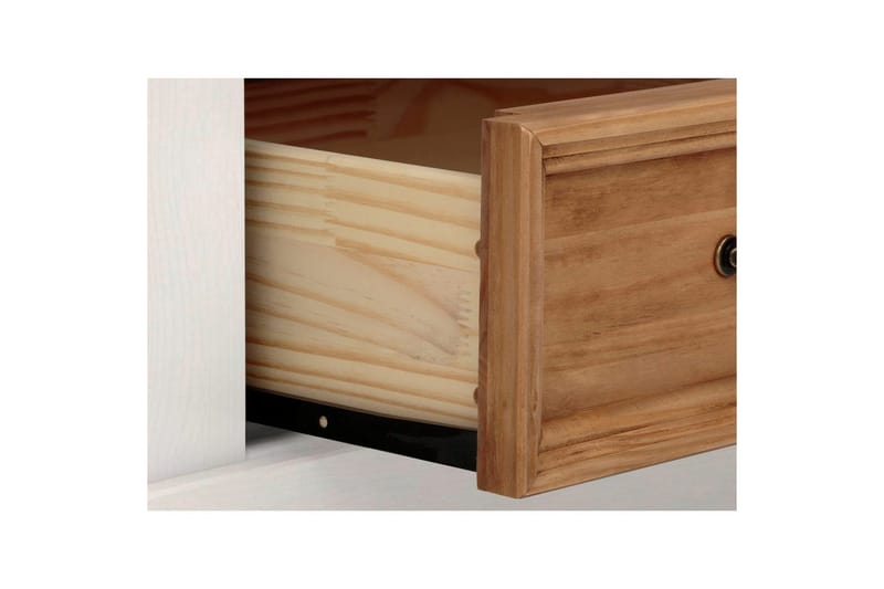 Vitrin Selma Vit/Fläck/Vax - Vit/Fläck/Vax - Förvaring - Skåp - Vitrinskåp