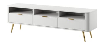 Walia Golvstående TV-bänk 162 cm med Förvaring i Målat Trä - Vit - Möbler - TV- & Mediamöbler - TV bänk & mediabänk