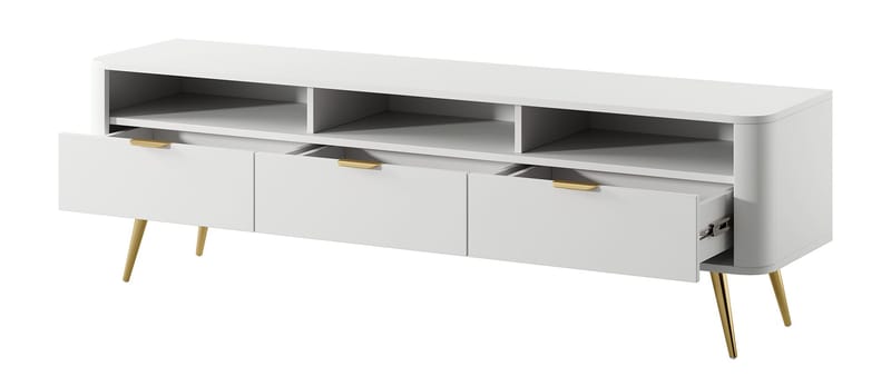 Walia Tv-bänk 162 cm - Vit - Möbler - TV- & Mediamöbler - TV bänk & mediabänk