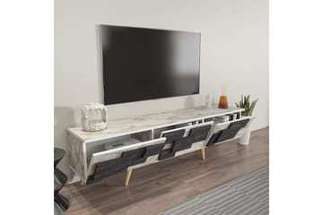 Xamira Tv-bänk 160 cm - Vit - Möbler - TV- & Mediamöbler - TV bänk & mediabänk