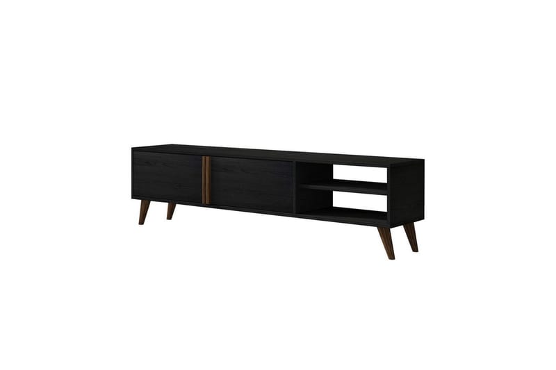 Ythmere Tv-bänk 160 cm - Svart - Möbler - TV- & Mediamöbler - TV bänk & mediabänk