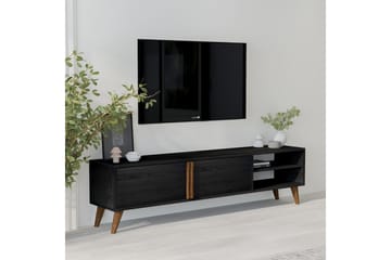 Ythmere Tv-bänk 160 cm - Svart - Möbler - TV- & Mediamöbler - TV bänk & mediabänk