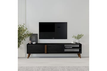 Ythmere Tv-bänk 160 cm - Svart - Möbler - TV- & Mediamöbler - TV bänk & mediabänk