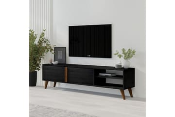 Ythmere Tv-bänk 160 cm - Svart - Möbler - TV- & Mediamöbler - TV bänk & mediabänk