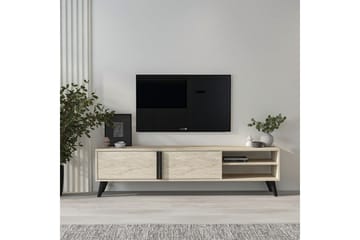 Ythmere Tv-bänk 160 cm - Taupe - Möbler - TV- & Mediamöbler - TV bänk & mediabänk