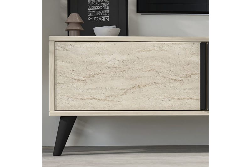Ythmere Tv-bänk 160 cm - Taupe - Möbler - TV- & Mediamöbler - TV bänk & mediabänk