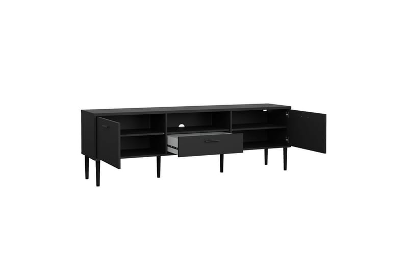 Yumi Tv-bänk 177 cm - Svart - Möbler - TV- & Mediamöbler - TV bänk & mediabänk