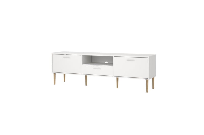 Yumi Tv-bänk 177 cm - Vit - Möbler - TV- & Mediamöbler - TV bänk & mediabänk