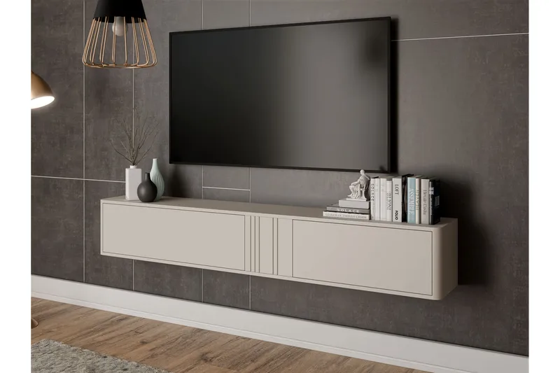 Zalricus Tv-skåp 190 cm - Beige - Möbler - TV- & Mediamöbler - TV-skåp