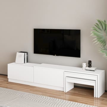 Zalven TV-bänk 180x36x30 cm - vit - Möbler - TV- & Mediamöbler - TV bänk & mediabänk
