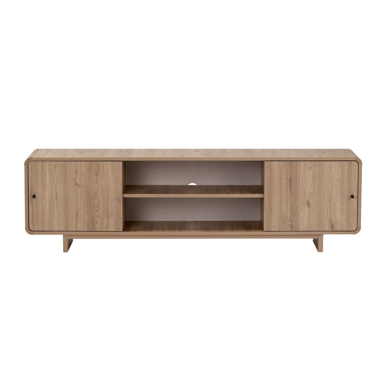 Zavio TV-bänk 180x52x34 cm - Ek - Möbler - TV- & Mediamöbler - TV bänk & mediabänk